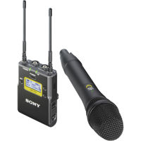 

Sony UWP-D12/14 Digital Wireless Handheld Mic ENG System, Includes Transmitter, Receiver, Mic Holder, Adapters, Clip, Cables, UHF 14/25: 470-542MHz