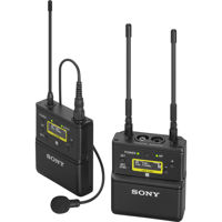 

Sony UWP-D21 Camera-Mount Wireless Omni Lavalier Microphone System, 14UC: 470 to 542MHz