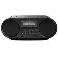 

Sony ZS-RS60BT CD Boombox Bluetooth Speaker, 2W+2W RMS Output Power, 2.4GHz Wireless Frequency, 30 Station Preset, NFC, Single, Black