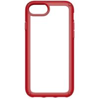 

Speck Presidio Show Case for iPhone 8/7/6s/6 - Clear/Heartthrob Red - Superior slim clear case with 10-foot drop protection