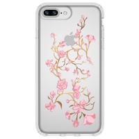 

Speck Presidio Clear + Print Case for iPhone 8 plus /7 plus /6s plus /6 plus - Goldenblossoms Pink/Clear