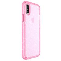 

Speck Presidio Clear + Glitter Case for iPhone X - Bella Pink with Gold Glitter/Bella Pink