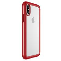 

Speck Presidio Show Case for iPhone X - Clear/Heartthrob Red