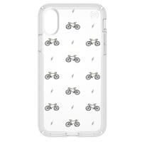 

Speck Presidio Clear + Print Case for iPhone X - Bikesnbolts Yellow/Clear