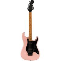 

Squier Contemporary Stratocaster HH FR Electric Guitar, Roasted Maple Fingerboard, Shell Pink Pearl