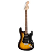 

Squier Affinity Stratocaster Beginner HSS Electric Guitar Pack with Frontman 15G 120V Amplifier, Brown Sunburst