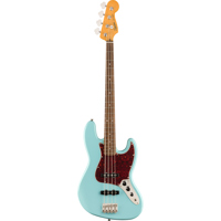 

Squier Classic Vibe '60s Jazz Bass Electric Guitar, Indian Laurel Fingerboard, Daphne Blue