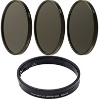 

Schneider Compact Neutral Density Kit for 114mm/CP.2, Includes 4.5" Neutral Density 0.6/0.9/1.2 Filter, 114mm SSLR to 4.5" Adapter Ring