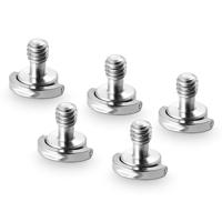 

SmallRig Quick Release Camera Fixing Thumb Screw 1/4" with D-Ring, 5-Pack
