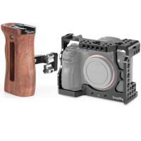 

SmallRig Wooden Universal Side Handle - With SmallRig Camera Cage for Sony A7RIII/A7M3/A7III Camera