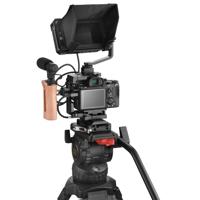 

SmallRig QR Half Cage for Sony A7R III,A7 III,A7 II,A7R II and A7S II Camera - Bundle With SmallRig Items, Wooden NATO Side Handle, Cold Shoe Mount Adapter with Anti-off Button Monitor Cage, Quick Dovetail