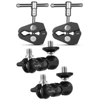 

SmallRig Universal Magic Arms with Small Ballhead, 2-Pack - With SmallRig Super Clamp with 1/4" and 3/8" Thread, 2-Pack