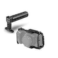 

SmallRig Camera Cage for Blackmagic Design Pocket Cinema Camera 4K & 6K - With SmallRig Top Handle with Cold Shoe, Cheese