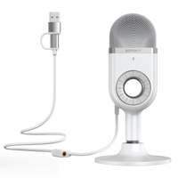 

SmallRig simorr Wave U1 USB Condenser Microphone (White)