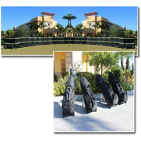 

SRN Octo Barrier System, Includes 24x Tripods, 46x Screens, 24x Beacon Lights, 24x Weighted Ballast Bags, 10x Mobile Travel Bag, 32x Tethers