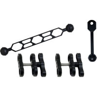 

Sea & Sea Arm 8 Set for Underwater Lighting, Includes SA8 Double Ball Arm (Medium), 2x Arm 8 Ball Clamp and Arm 8 Strobe Head Adapter (Medium)