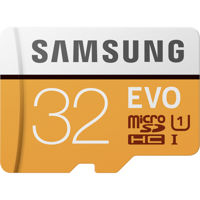

Samsung 32GB EVO UHS-I microSDHC Memory Card with SD Adapter, 95MB/s Transfer Speed