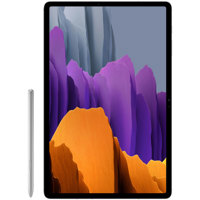 

Samsung Galaxy Tab S7+ SM-T970 12.4" WQXGA+ 256GB Wi-Fi Tablet, Qualcomm SDM865 Plus, 8GB RAM, 13MP + 5MP Rear & 8MP Front Camera, Android 10, Mystic Silver