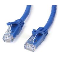 

StarTech 15' Snagless Cat 6 Patch Cable with RJ-45 Male Connectors, 24 AWG, Blue