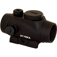 

Styrka 1x21 S3 Series Red Dot Tube Style Sight, 2.5 MOA Red Dot Reticle, Waterproof, Fogproof