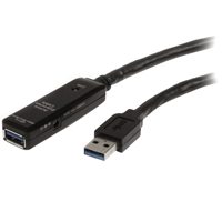 

StarTech 10m / 32.81' USB 3.0 Active Extension Cable with 9 Pin USB A Male to 9 Pin USB A Female Connector