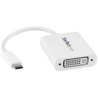 

StarTech USB C to DVI Adapter, White