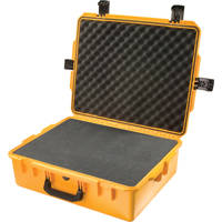 

Pelican iM2700 Case, Watertight, Padlockable Case, with Multilayer Cubed Foam Interior, Yellow