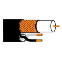 

Securitytronix Series 59 2 Conductor Video Cable, 18 AWG, 500' Reel-In-Box, Black Jacket