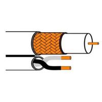 

Securitytronix Series 59 2 Conductor Video Cable, 18 AWG, 500' Spool, White Jacket