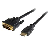 

StarTech 15' 19 Pin HDMI Male to DVI-D Male Cable, 28 AWG