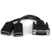 

StarTech 8" 32 AWG LFH 59 Male to Dual DisplayPort DMS 59 Female Cable