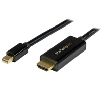 

StarTech 6' Mini DisplayPort to HDMI Converter Cable, Black
