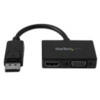 

StarTech 2-in-1 DisplayPort to HDMI or VGA Travel A/V Adapter