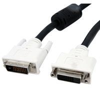 

StarTech 10' Dual Link Monitor Extension Cable with 25 Pin DVI-D Female to 25 Pin DVI-D Male Connector, 28 AWG