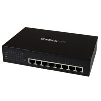 

StarTech 8 Port 802.3af/at Wall Mountable Unmanaged Industrial Gigabit Power over Ethernet Switch