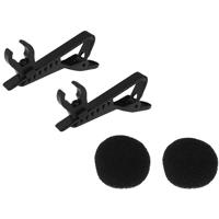 

Stony Edge Tie Clip with Foam Windscreen for Lavalier, Lapel & iPhone Microphones, Pair