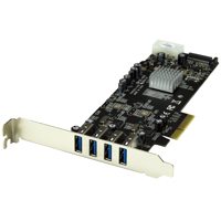 

StarTech 4 Port PCI Express SuperSpeed USB 3.0 Card Adapter with Low Profile Bracket