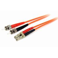 

StarTech 3m Fiber Optic Cable with LC Duplex Male and ST Duplex Male Connectors, Orange