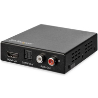 

StarTech HDMI Audio Extractor with 4K 60Hz Support, Black