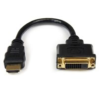 

StarTech 8" HDMI Male to DVI-D Female Video Cable Adapter, 28 AWG