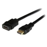 

StarTech 2m / 6.56' Ultra HD 19 Pin HDMI Male to HDMI Female Extension Cable, 28 AWG