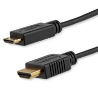

StarTech 6' Slim HDMI Male to HDMI Mini Male High Speed Cable with Ethernet, 36 AWG