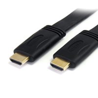 

StarTech 25' Flat High Speed HDMI Cable with Ethernet, 24 AWG