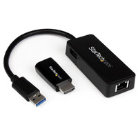 

StarTech HP Chromebook 14 Adapter Kit, Includes HDMI to VGA Adapter, USB 3.0 Gigabit Ethernet Adapter
