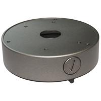 

Speco Technologies Large Round Junction Box for Dome/Turret Cameras, Silver