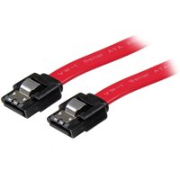 

StarTech 18" 7 Pin Latching SATA Cable, Red