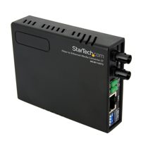 

StarTech 10/100 Fiber to Ethernet Media Multi Mode ST Converter, 2km Maximum Transfer Distance