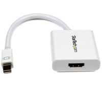 

StarTech Male Mini DisplayPort to Female HDMI Active Video and Audio Adapter Converter, White