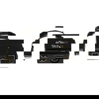 

StarTech 2-in-1 Mini DisplayPort to HDMI or VGA Travel A/V Adapter Converter, Black