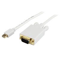 

StarTech 3' Male Mini DisplayPort to Male VGA Adapter Converter Cable, White
